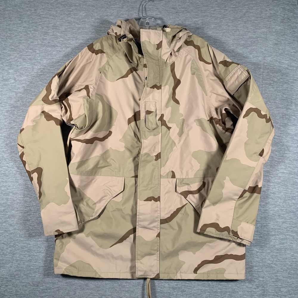 Tennessee Apparel Corp Parka‎ Mens Medium Long Cold Weather Desert Camo ECWCS